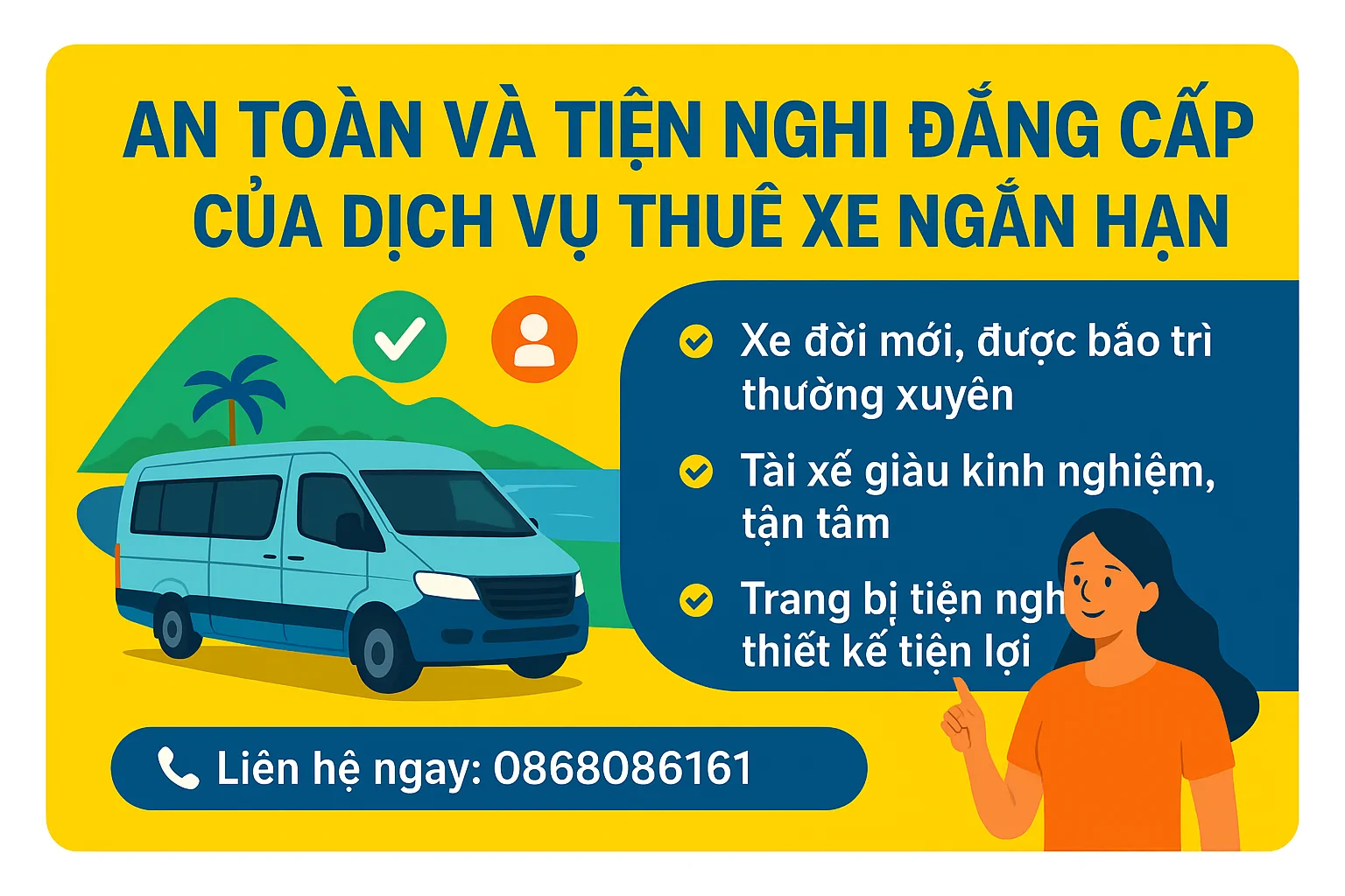 dịch vụ thuê xe ngắn hạn