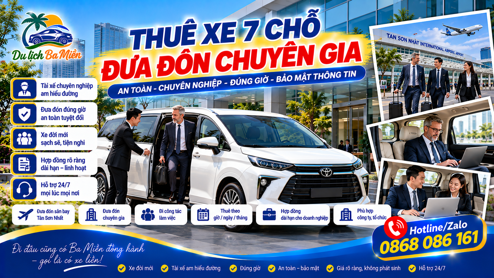 Thuê Xe 7 Chỗ Chở Chuyên Gia