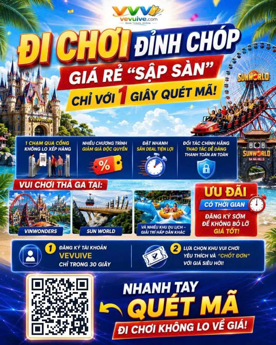Đặt vé cáp treo Núi Bà Đen